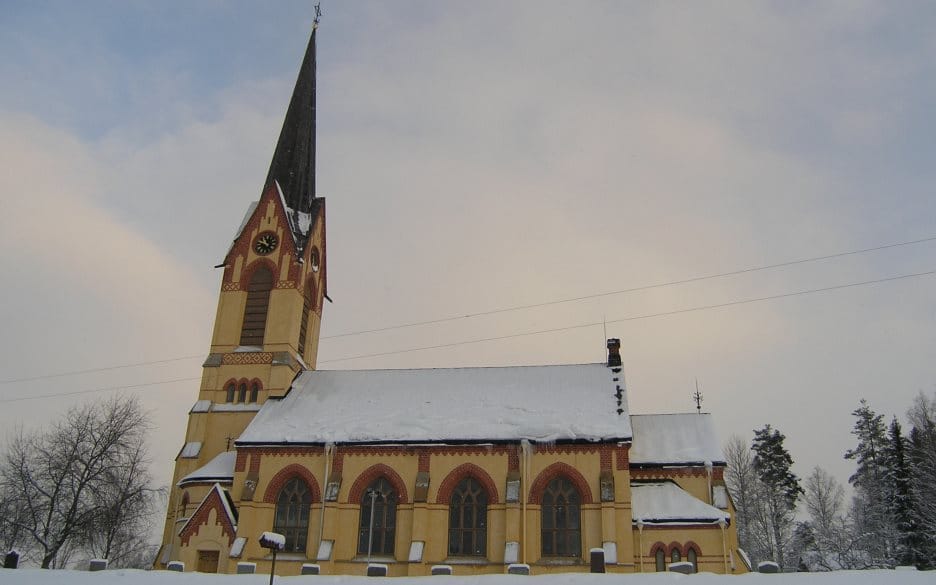 Holms kyrka, foto Indalens församling Jermunn Solem